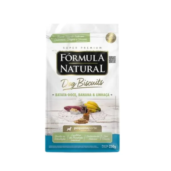 Biscoito Cães Porte Pequeno Batata Doce, Banana & Linhaça
